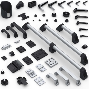 Ручки, барашки, замки, дверные петли