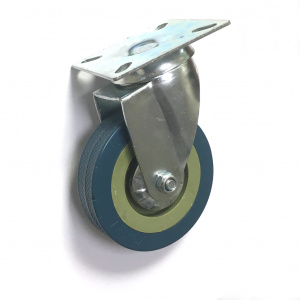 RSI932075 | Колесо поворотное D75, с платформой, серая резина