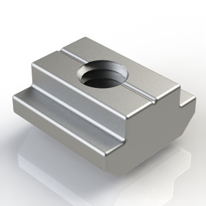 5270 SS-304 | Нержавеющий пазовый сухарь М5, паз 6