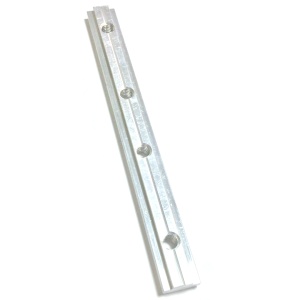 2020AL | Линейный соединитель алюминиевый 180 мм, паз 10