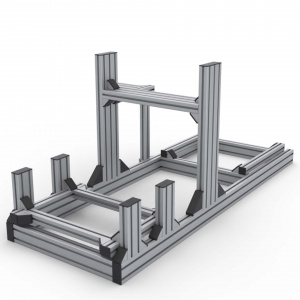 RSI-COCKPIT-4040-S10-BP | Кокпит для симрейсинга (серия 40 паз 10 мм) Без покрытия