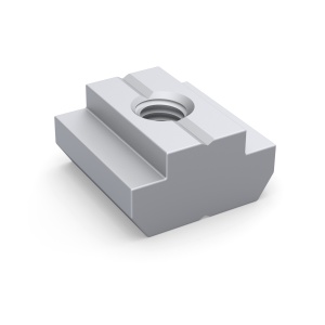 5073AL | Сухарь пазовый алюминиевый, паз 10, М6