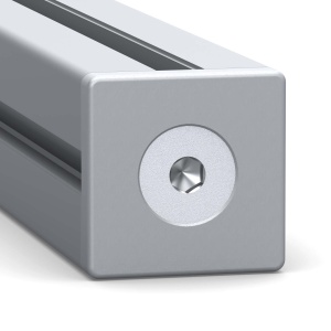 4183 silver | Торцевая заглушка 50х50 мм, серебристая