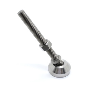 7742 | Опора наклонная нержавеющая. Основание 40 мм. Шпилька М12х100 мм.