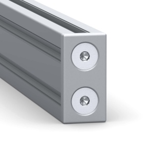 4170 silver | Торцевая заглушка 20х40 мм, серебристая