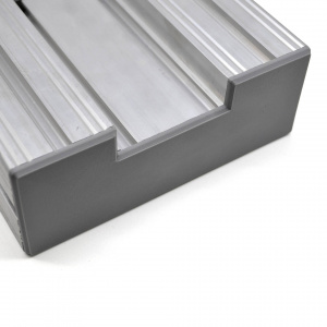 60160-CAP-GRAY | Торцевая заглушка к профилям 60х160 серая