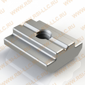 5067 SS-304| Нержавеющий пазовый сухарь М6, паз 8, серии 30 и 40