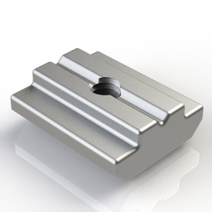 5066 SS-304 | Нержавеющий пазовый сухарь М5, паз 8, серия 30 и 40