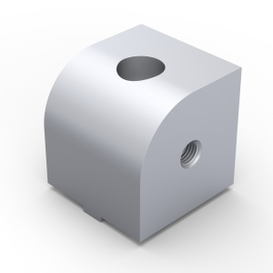 6124 | Угловая поворотная опора 0 град. серия 40