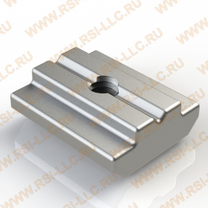 5066 SS-304 | Нержавеющий пазовый сухарь М5, паз 8, серия 30 и 40
