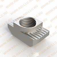 5018 SS-304 | Т-Гайка нержавеющая, Паз 10, М8