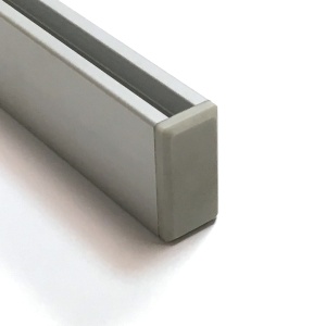 4019с | Торцевая заглушка 15х30, серая