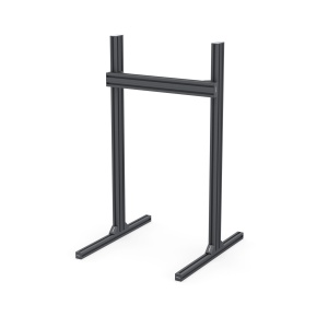 RSI-1S-SCR-4040-S10-BLACK | Сингл скрин для симрейсинга (серия 40 паз 10 мм) Чёрный