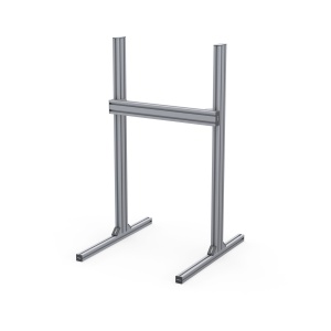 RSI-1S-SCR-4040-S10-SL-A | Сингл скрин для симрейсинга облегчённый (серия 40 паз 10 мм) Анодированный