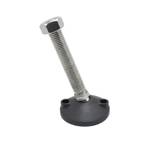 7937 | Опора наклонная нержавеющая. Основание 100 мм. Шпилька М24х150 мм