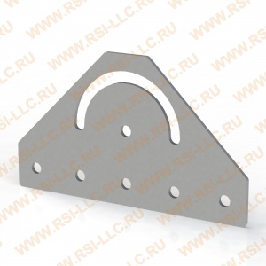 deg180s25 | Пластина регулируемая 180 градусов, серия 25