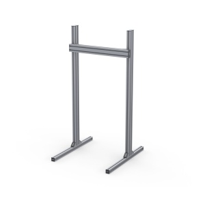 RSI-1S-SCR-4040-S8-A | Сингл скрин для симрейсинга (серия 40 паз 8 мм) Анодированный