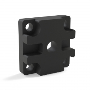 TS-3030-Connector-plastic | Соединитель пластиковый к телескопическому профилю 30х30 для шарниров 20х20 и 30х30