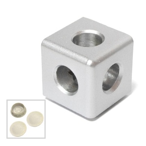 2071 | Трехсторонний кубический соединитель (к профилям серии 40)