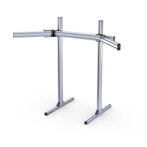 RSI-3T-SCR-4040-S8-BP  | Трипл скрин для симрейсинга (серия 40 паз 8 мм) Без покрытия