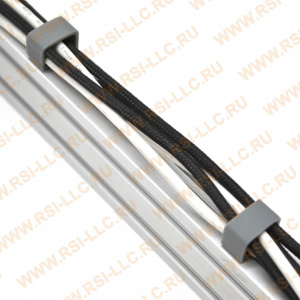 Clips S6-20-10x15 | Клипса кабельная (10х15 мм) в паз 6 мм серия 20