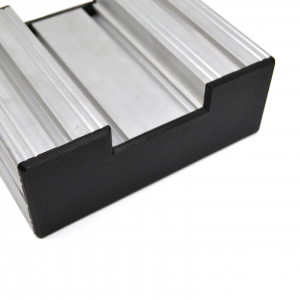 60160-CAP-BLACK | Торцевая заглушка к профилям 60х160 черная