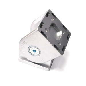 2120 | Шарнирный соединитель для профилей 80х80 мм, паз 8 мм