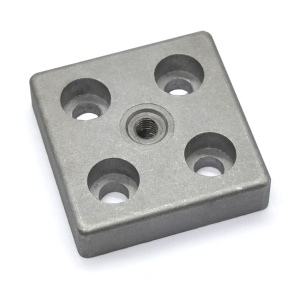 7004-AL-M8 | Опорная плита алюминиевая M8-60х60