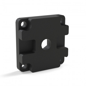 TS-4040-Connector-plastic | Соединитель пластиковый к телескопическому профилю 40х40 для шарниров 30х30 и 40х40