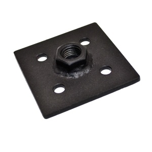 7004-сталь-М8 | Опорная плита стальная 60х60 (М8) паз 8 мм