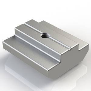 5185 SS-304 | Нержавеющий пазовый сухарь М4, паз 8/10, серии 40/45/50