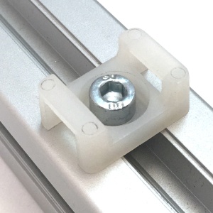 18952 | Клипса для крепления кабель канала белая