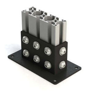 11305 | Фундаментная опора 30х90 паз 8 мм