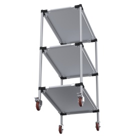 RSI-MST-900x500x1300-3 | Стойка подкатная 900х500х1300 3 полки изображение 3