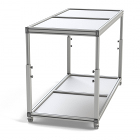 Передвижной стол 1800х700 мм с регулируемой по высоте столешницей