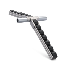 Кронштейн на трубе с креплением роликовой направляющей RSI-STE-33 тип G FH-2033G.