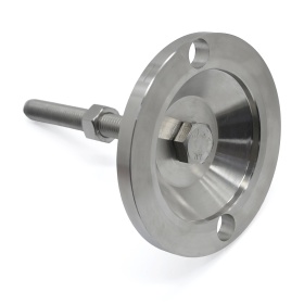 Нержавеющая опора (ножка) артикул 7644, регулируемая, без наклона, шпилька М12х100