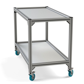 RSI-1008-600х1200х850-2 | Стойка подкатная 600х1200х850 2 полки изображение 1