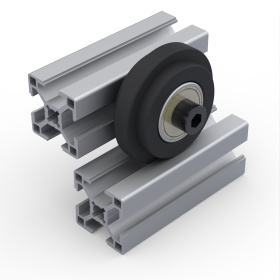 Пример использования ролика с конструкционным профилем