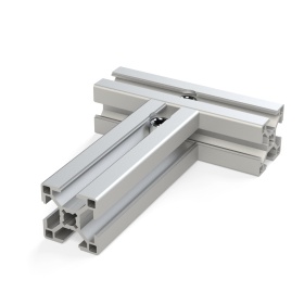 Крепление под прямым углом: Быстрый соединитель двойной, серия 30 паз 8