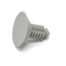 Серая вставка заглушки торцевой 90х90 мм на профиль серии 45