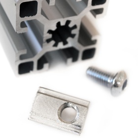 Сухарь с прижимным шариком, резьба М8, профили 45х45, 45х90, 50х50, 50х100