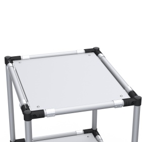 RSI-MST-600x500x1300-3 | Стойка подкатная 600х500х1300 3 полки изображение 5