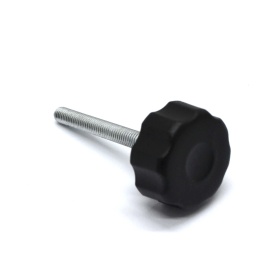Фиксатор с пластиковым основанием d25 мм и резьбой М5х40 мм