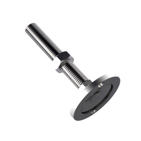 Нержавеющая регулируемая опора, шпилька М24х150 мм, артикул 7656