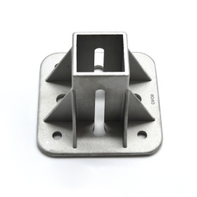 RSI-7204C | Фундаментная опора, алюминиевая, для профиля 40x40, крепление в центре изображение 5