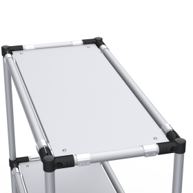 RSI-MST-900x400x1300-3 | Стойка подкатная 900х400х1300 3 полки изображение 5