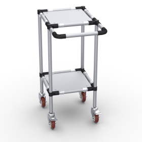 RSI-MST-400x400x900-2 | Стойка подкатная 400х400х900 2 полки изображение 4