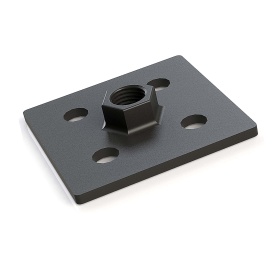 7006-сталь-М16 | Опорная плита стальная 90х90 (М16) изображение 0