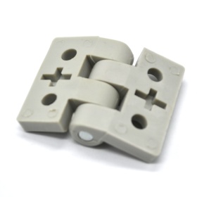 Петля 3013-GRAY дверная пластиковая, для алюминиевых профилей 30х30 мм, серого цвета